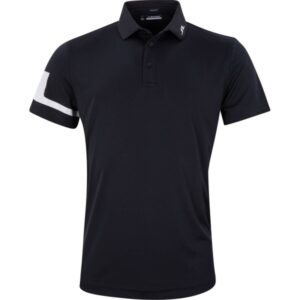 J. LINDEBERG Polo Heath schwarz