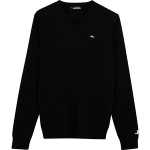 J. LINDEBERG Pullover Lymann Knitted schwarz