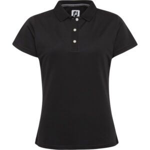 FootJoy Poloshirt Pique Performance kurzarm schwarz