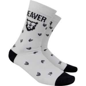 Beaver Golf Socken Merino weißschwarz