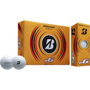 Bridgestone Golfbälle e6 - 12er Pack weiß