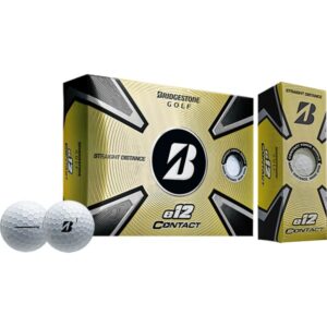 Bridgestone Golfbälle e12 Contact - 12er Pack weiß