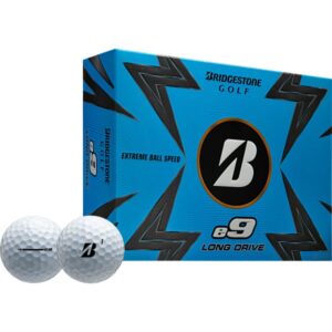 Bridgestone Golfbälle e9 Long Drive - 12er Pack weiß