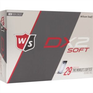 Wilson Staff DX2 Soft Golfbälle - 12er Pack weiß