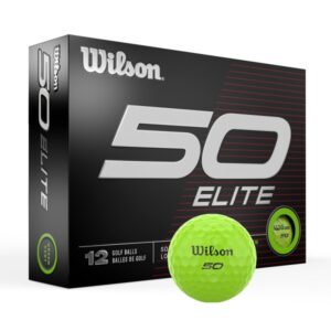 Wilson Staff Fifty Elite 23 Golfbälle - 12er Pack grün
