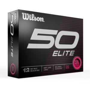 Wilson Staff Fifty Elite 23 Golfbälle - 12er Pack pink