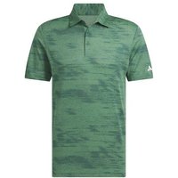 Adidas Ultimate365 Textured Stripe Halbarm Polo grün