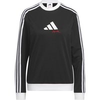 adidas W JL3 LS CREW Stretch Midlayer schwarz