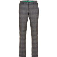 Alberto FRED - Glencheck Jersey Chino Hose kariert