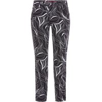 Alberto JANA-CR - White Leaves WR 7/8 Hose navy