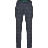 Alberto ROOKIE - Glencheck Jersey Chino Hose kariert