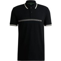 BOSS Paddy 1 Halbarm Polo schwarz