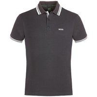 BOSS Paddy Halbarm Polo anthrazit