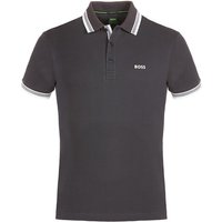 BOSS Paddy Halbarm Polo anthrazit