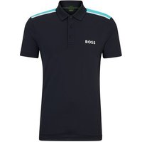 BOSS Paddytech Halbarm Polo dunkelblau