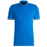 BOSS Paul Halbarm Polo blau