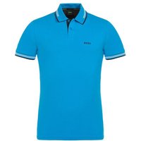 BOSS Paul Halbarm Polo türkis