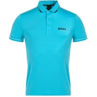 BOSS Paul Pro Halbarm Polo türkis