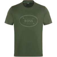 BOSS Tee Logo Heritage Halbarm T-Shirt tanne