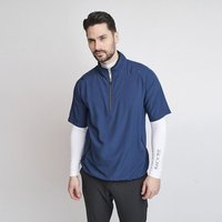 Backtee 80G Packable S/S Shield Halbarm Windshirt navy
