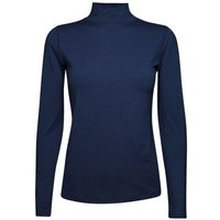 Backtee First Skin Turtle Neck Mock Unterzieher navy