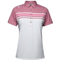 Backtee Ladies Vertical Halbarm Polo rosa