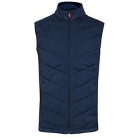 Backtee Mens Hybrid Gilet Stretch Weste navy