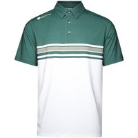 Backtee Mens Vertical Halbarm Polo dunkelgrün