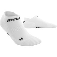 CEP The Run Compression Socks No Show Socke weiß