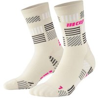 CEP The Run Limited 2024.2 Compression Socks Mid Cut Women ecru