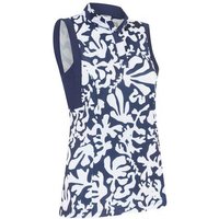 Callaway Abstract Floral ohne Arm Polo navy