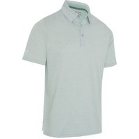 Callaway CHEV TWILL JACQUARD Halbarm Polo hellgrün