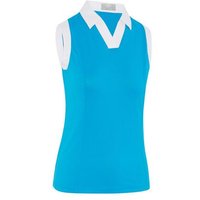 Callaway Colour Block ohne Arm Polo blau