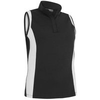 Callaway Colourblock Sleveless Polo schwarz