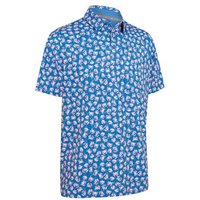 Callaway EMEA CRAB NOVELTY Halbarm Polo blau