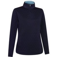Callaway LS 1/4 ZIP QUILTED KNIT LAYER navy
