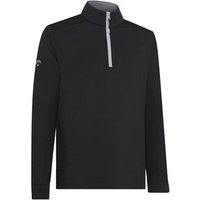 Callaway Mixed Media Pullover Stretch Midlayer schwarz