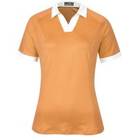 Callaway SHORT SLEEVE V-PLACKET COLORBLOCK Halbarm Polo orange