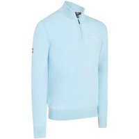 Callaway UK 1/4 ZIP MOCK Troyer Strick türkis