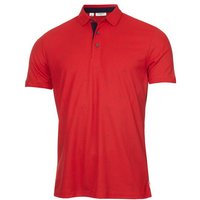 Calvin Klein CK MONOGRAM Halbarm Polo rot