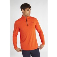 Calvin Klein NEWPORT HALF ZIP Stretch Unterzieher orange