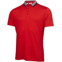 Calvin Klein PARRAMORE Halbarm Polo rot