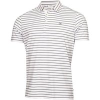 Calvin Klein SILVERSTONE Halbarm Polo weiß