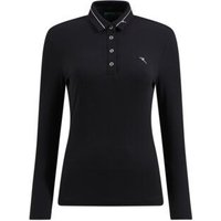 Chervo ACUME Langarm Polo schwarz