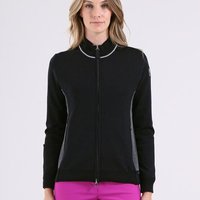 Chervo NAVICELLA Windstopp Strick Jacke schwarz