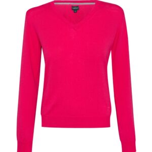 Chervo V-Neck Pullover Damen pink