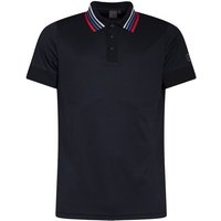 Cross STRIPE Halbarm Polo navy