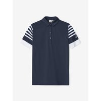 Cross STRIPE Halbarm Polo navy