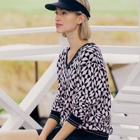 Daily Sports JAQUARD Pullover Strick navy