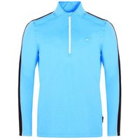 Daniel Springs 1/2 Zip Stretch Unterzieher Thermo blau